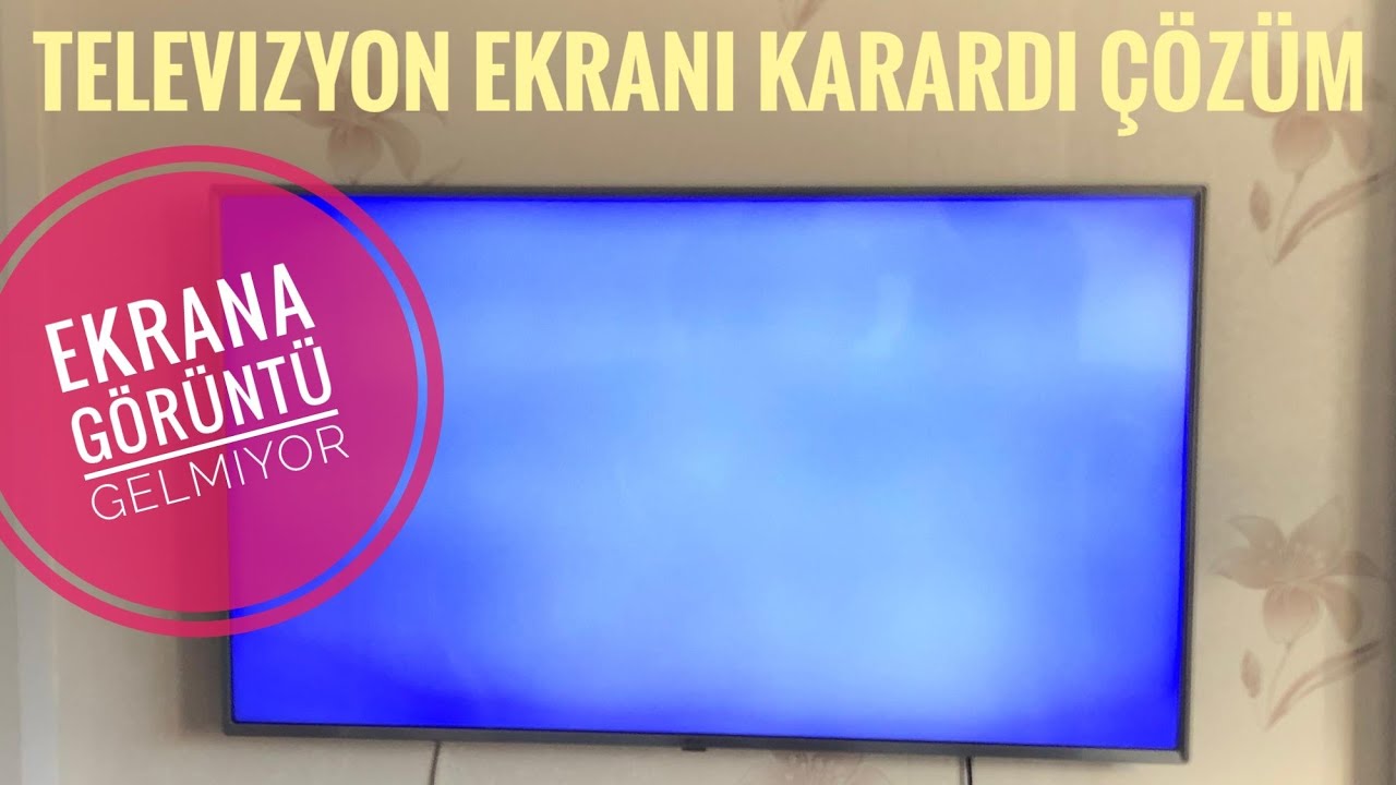 TV Ekranı Siyah Kaldı Ama Ses Geliyor